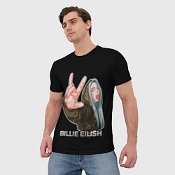 Футболка мужская BILLIE EILISH, цвет: 3D-принт — фото 2