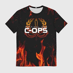 Футболка мужская CRITICAL OPS C-OPS, цвет: 3D-принт