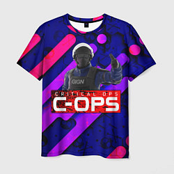 Футболка мужская C-OPS, цвет: 3D-принт