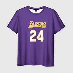 Футболка мужская Los Angeles Lakers Kobe Brya, цвет: 3D-принт