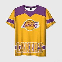 Футболка мужская Los Angeles Lakers, цвет: 3D-принт
