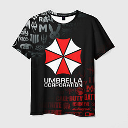 Мужская футболка RESIDENT EVIL UMBRELLA CORP