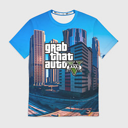 Футболка мужская GTA 5, цвет: 3D-принт