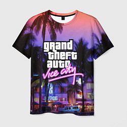 Футболка мужская Grand Theft Auto Vice City, цвет: 3D-принт