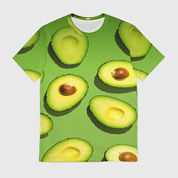 Футболка мужская АВАКАДО ПАТТЕРН, цвет: 3D-принт