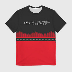 Футболка мужская ASOT Let The Music Guide You, цвет: 3D-принт