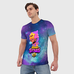 Футболка мужская BRAWL STARS SANDY, цвет: 3D-принт — фото 2