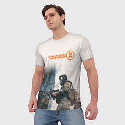 Футболка мужская The Division 2 Military, цвет: 3D-принт — фото 2