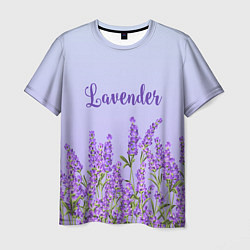 Футболка мужская Lavander, цвет: 3D-принт