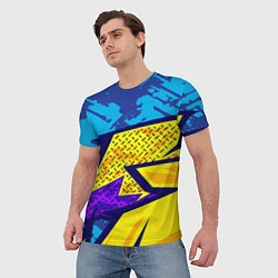 Футболка мужская Bona Fide Одежда для фитнеса, цвет: 3D-принт — фото 2