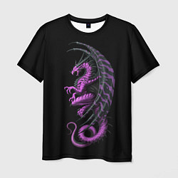 Футболка мужская Purple Dragon, цвет: 3D-принт
