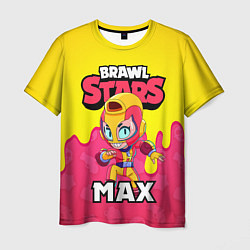 Футболка мужская BRAWL STARS MAX, цвет: 3D-принт