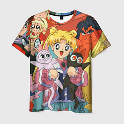 Футболка мужская СЕЙЛОР МУН, цвет: 3D-принт