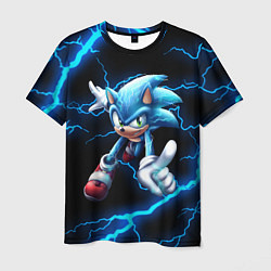 Футболка мужская SONIC, цвет: 3D-принт