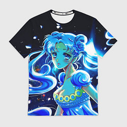 Футболка мужская СЕЙЛОР МУН, цвет: 3D-принт
