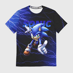 Футболка мужская SONIC, цвет: 3D-принт