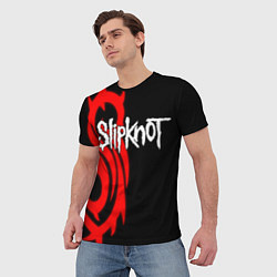 Футболка мужская Slipknot 7, цвет: 3D-принт — фото 2