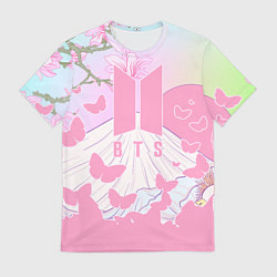Футболка мужская BTS, цвет: 3D-принт