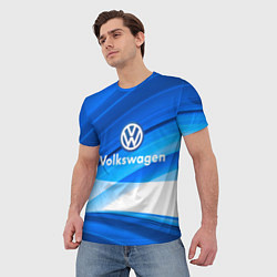 Футболка мужская Volkswagen, цвет: 3D-принт — фото 2