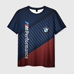 Футболка мужская BMW PERFORMANCE, цвет: 3D-принт