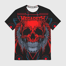 Футболка мужская Megadeth, цвет: 3D-принт