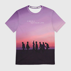 Футболка мужская BTS, цвет: 3D-принт