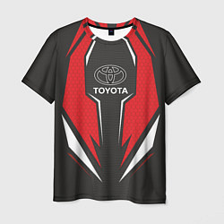 Футболка мужская Toyota Driver team Red, цвет: 3D-принт