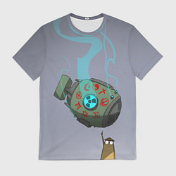 Футболка мужская Иди от сюда ракета, цвет: 3D-принт