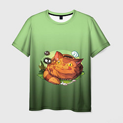 Футболка мужская Catbus Studio Ghibli Котобус, цвет: 3D-принт