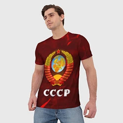 Футболка мужская СССР USSR, цвет: 3D-принт — фото 2