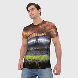 Футболка мужская FC BARCELONA, цвет: 3D-принт — фото 2