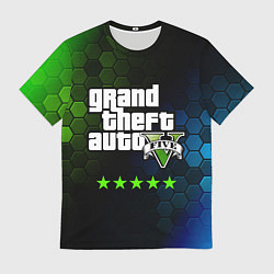 Футболка мужская GTA 5 ГТА 5, цвет: 3D-принт