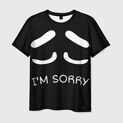 Футболка мужская Sorry not sorry, цвет: 3D-принт