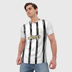 Футболка мужская Juventus Home Authentic style 202122, цвет: 3D-принт — фото 2