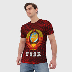 Футболка мужская USSR СССР, цвет: 3D-принт — фото 2