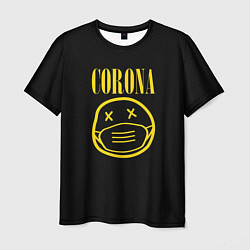 Футболка мужская Corona Nirvana, цвет: 3D-принт