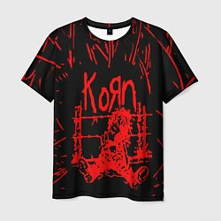 Футболка мужская Korn, цвет: 3D-принт