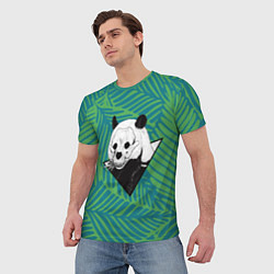 Футболка мужская Панда нежить, цвет: 3D-принт — фото 2