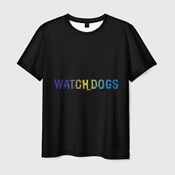 Футболка мужская Watch Dogs Text, цвет: 3D-принт