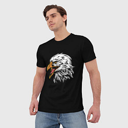 Футболка мужская Орёл, цвет: 3D-принт — фото 2