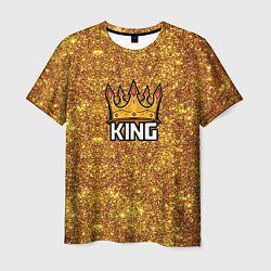 Футболка мужская Gold King, цвет: 3D-принт