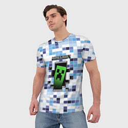 Футболка мужская Minecraft S, цвет: 3D-принт — фото 2