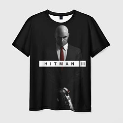 Футболка мужская Hitman 3, цвет: 3D-принт