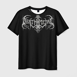 Футболка мужская Deathmetal, цвет: 3D-принт