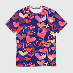 Футболка мужская Love, цвет: 3D-принт