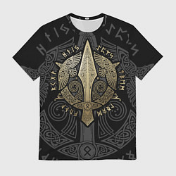 Футболка мужская Кельтские ястребы, цвет: 3D-принт