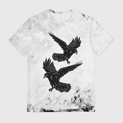 Футболка мужская Gothic crows, цвет: 3D-принт