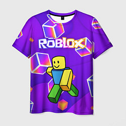 Футболка мужская ROBLOX КУБЫ, цвет: 3D-принт