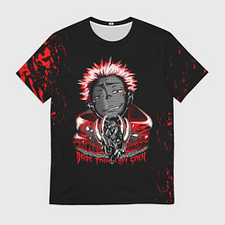 Футболка мужская JUJUTSU KAISEN СУКУНА, цвет: 3D-принт