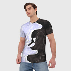 Футболка мужская Инь-Янь, цвет: 3D-принт — фото 2